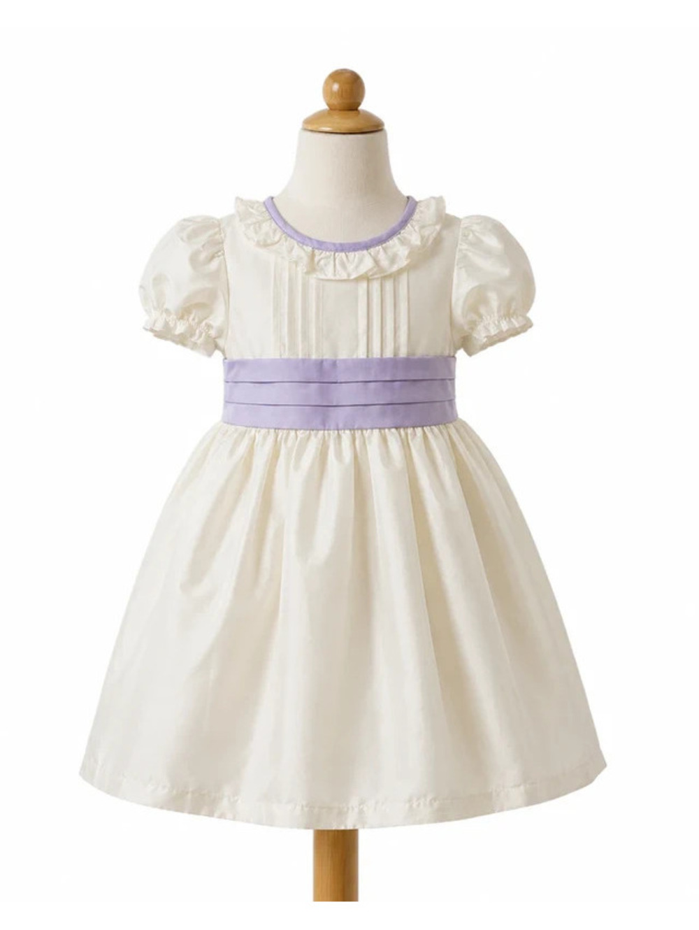NWT Laura Ashley 5T Flower Girl Dress with Lavender Waist